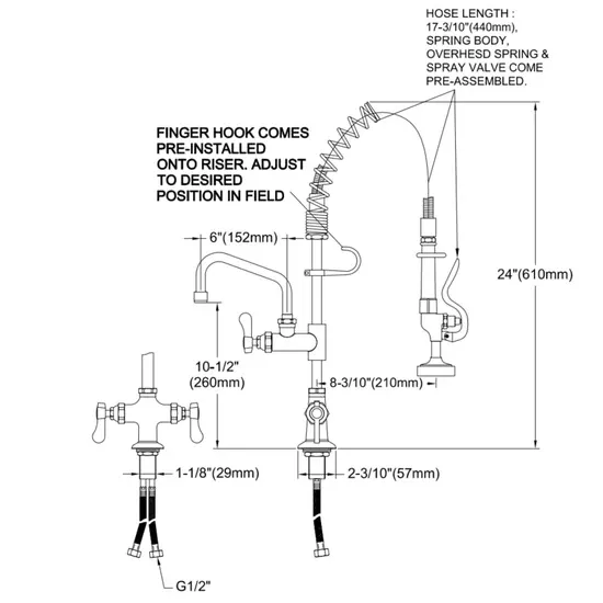 sunmixer-pre-rinse-unit-with-add-on-faucet-and-152mm-swing-nozzle-t98001mn-2-8571147.webp