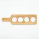 4 Hole Beer Taster Pine Paddle 52mm