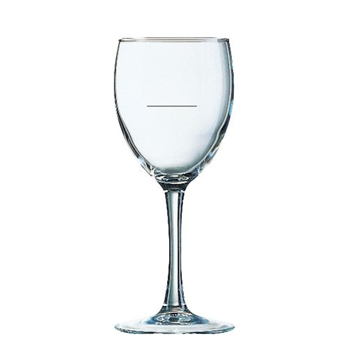 Arcoroc Princesa Wine Glass 230ml W/Pour-Guide @150ml - Tempered