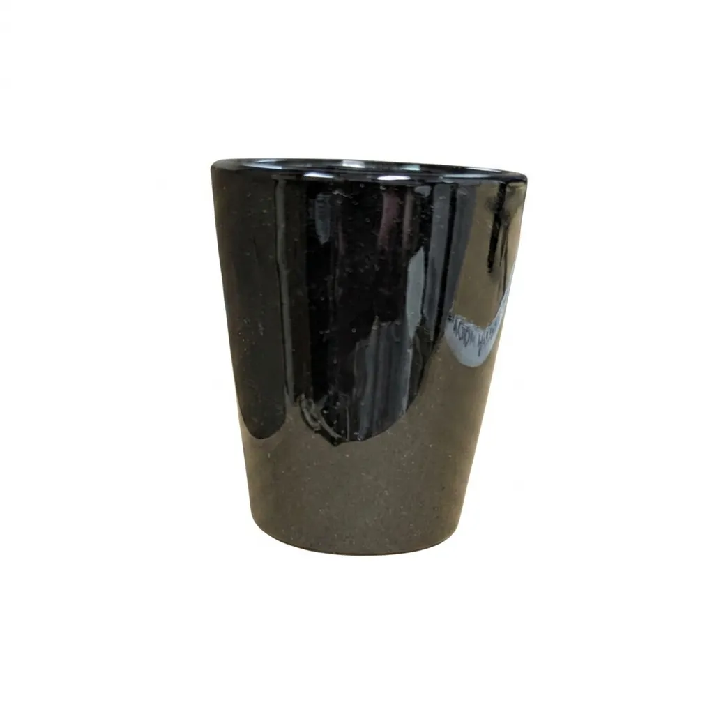 Black Glass Shot Glass 50ml