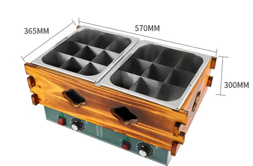 [621927] Compartment Oden Cooker - 18 Grids - 570x365x300mm