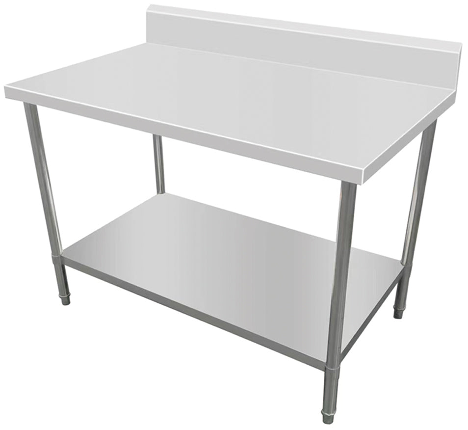 Work Bench with Splashback & Undershelf - AWS-0970 / 700