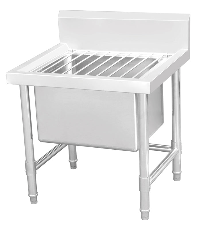 Mop Sink with Splashback & Leg Brace - ASS-6153LGS