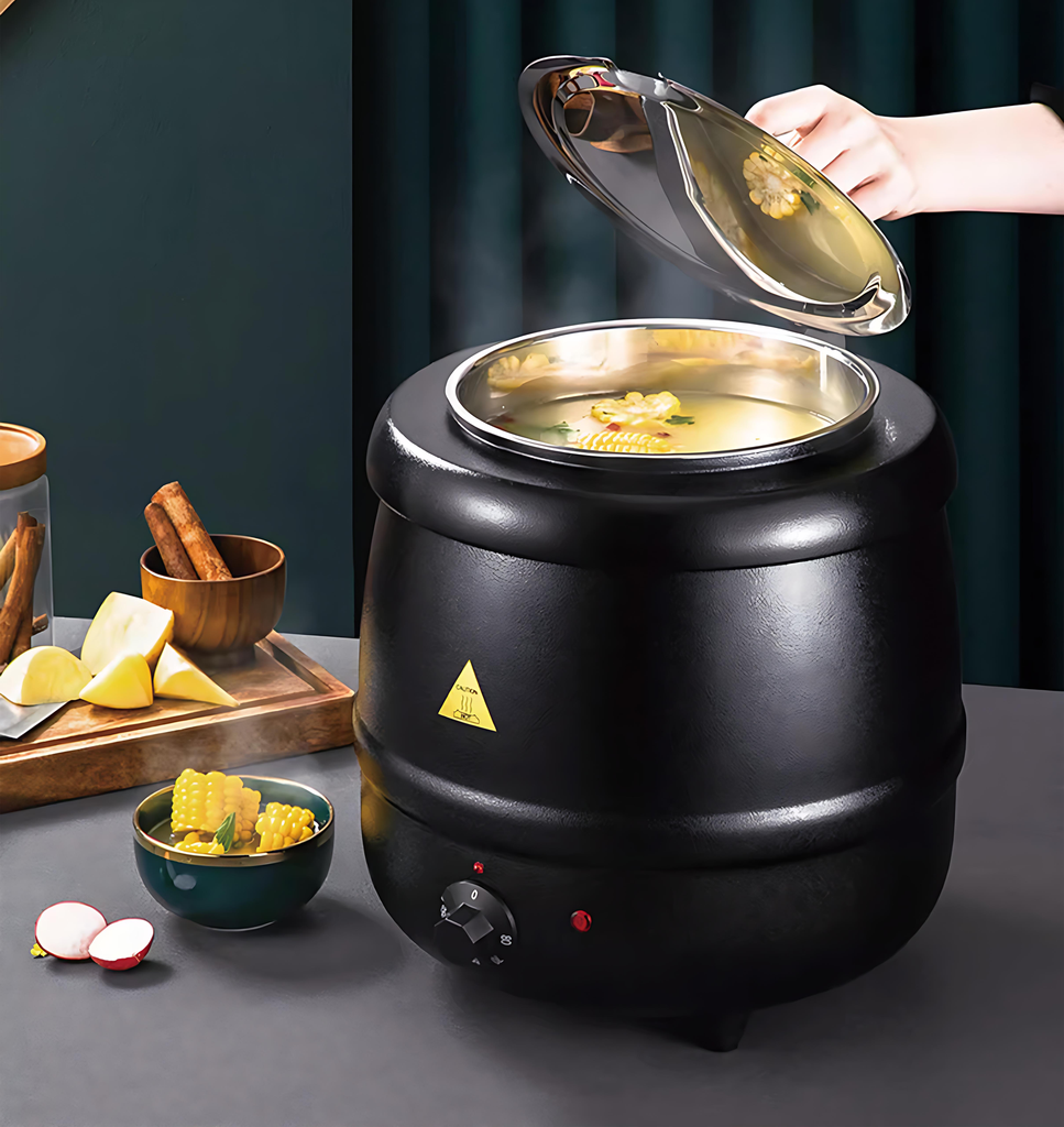 Electric Soup Kettle - Black - 13L