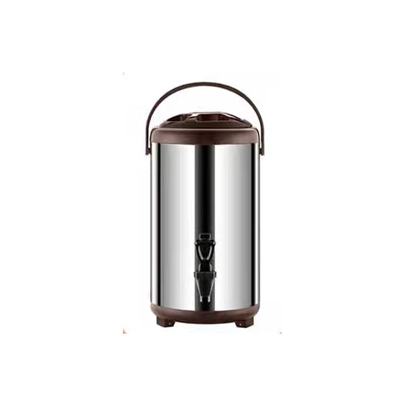 Drink Dispenser - S/S - Brown Rim - 12L