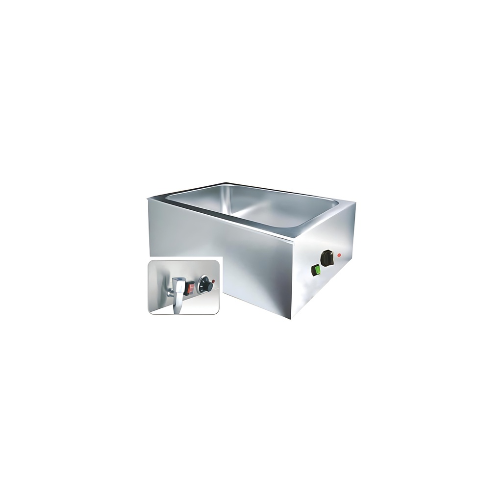 Electric Bain Marie - 1/1 - 600mmx338mmx243mm - ZCK165BT