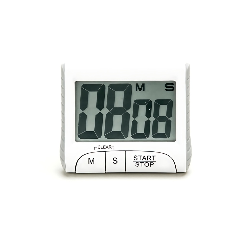 Timer - Digital - Square White
