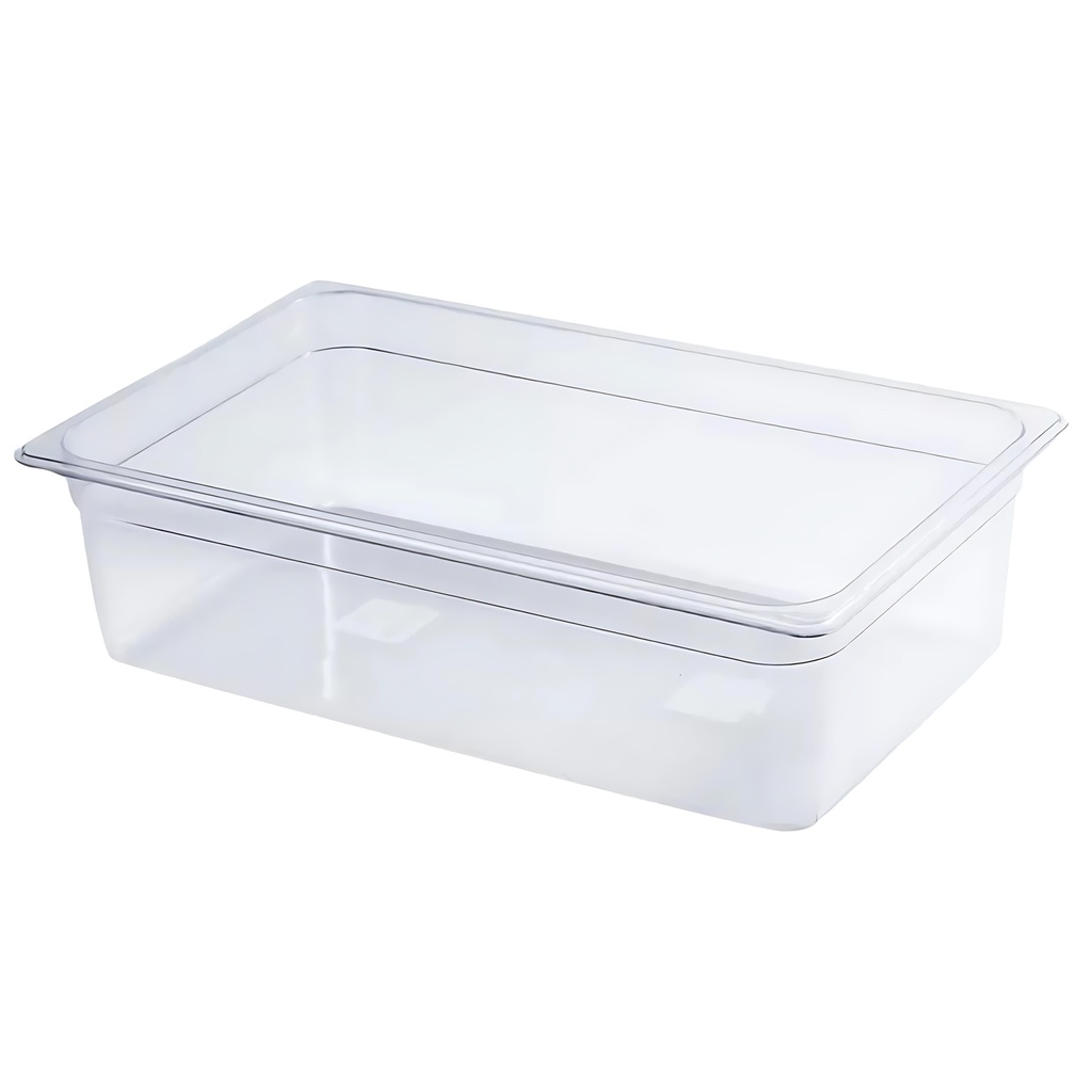 Gastronorme Pan - PolyCarbonate - 1/1 - Clear / 100mm