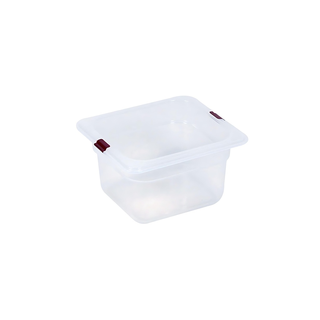 Gastronorme Pan - PolyPropylene - 1/6 - with Lid / 65mm