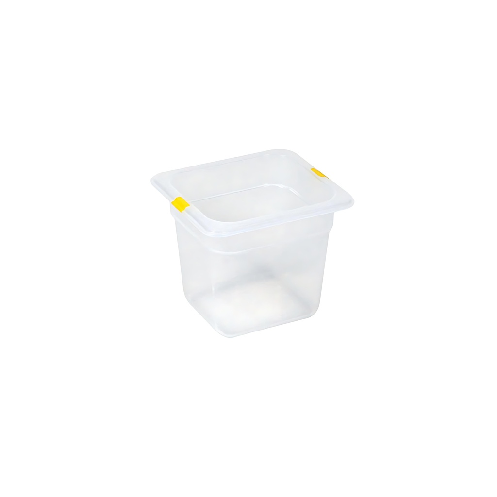 Gastronorme Pan - PolyPropylene - 1/6 - with Lid / 150mm