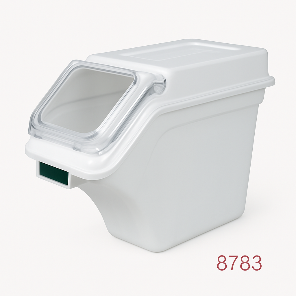 Ingredient Bin - White - 20L - 615mmx310mmx430mm - Polyethylene
