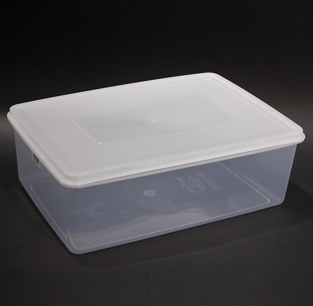 Food Storage Box - White - 6.5L - 345mmx230mmx120mm - 0272