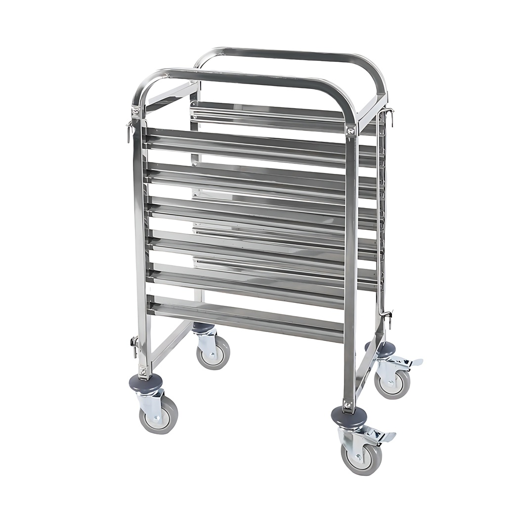 Gastronorme Pan Trolley - 1/1 - 6 Tiers - Single Row - TR-6A