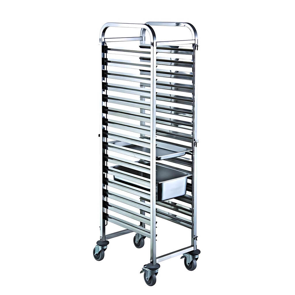 Gastronorme Pan Trolley - 2/1 - 16 Tiers - Single Row - TR-16Aï¼ˆwith 2/1 panï¼‰