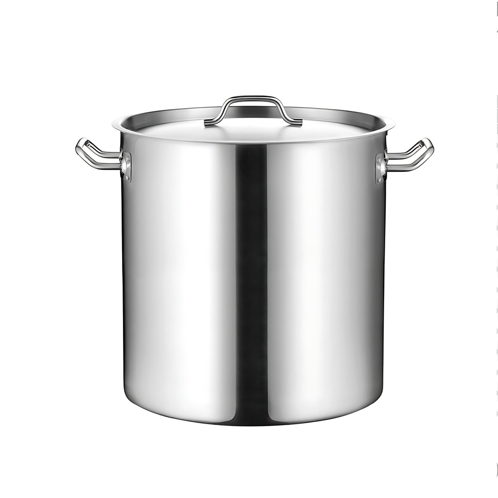 Stock Pot - (03) - IH - S/S - 21L - Ø300mmx300mmx0.8mm