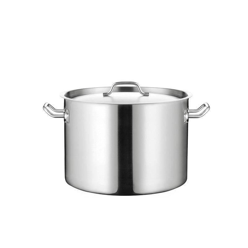 Stock Pot - (03) - IH - S/S 304 Stainless Steel - 32L - Ø260mmx400mmx1mm