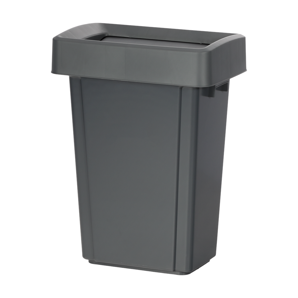 Plastic Bin - Slim Rectangle- 60L - Grey - 525mmx345mmx700mm