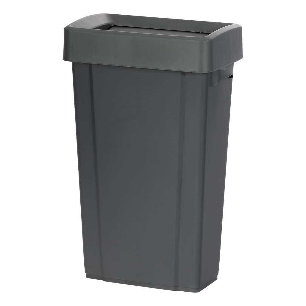Plastic Bin - Slim Rectangle- 80L - Grey - 525mmx345mmx850mm