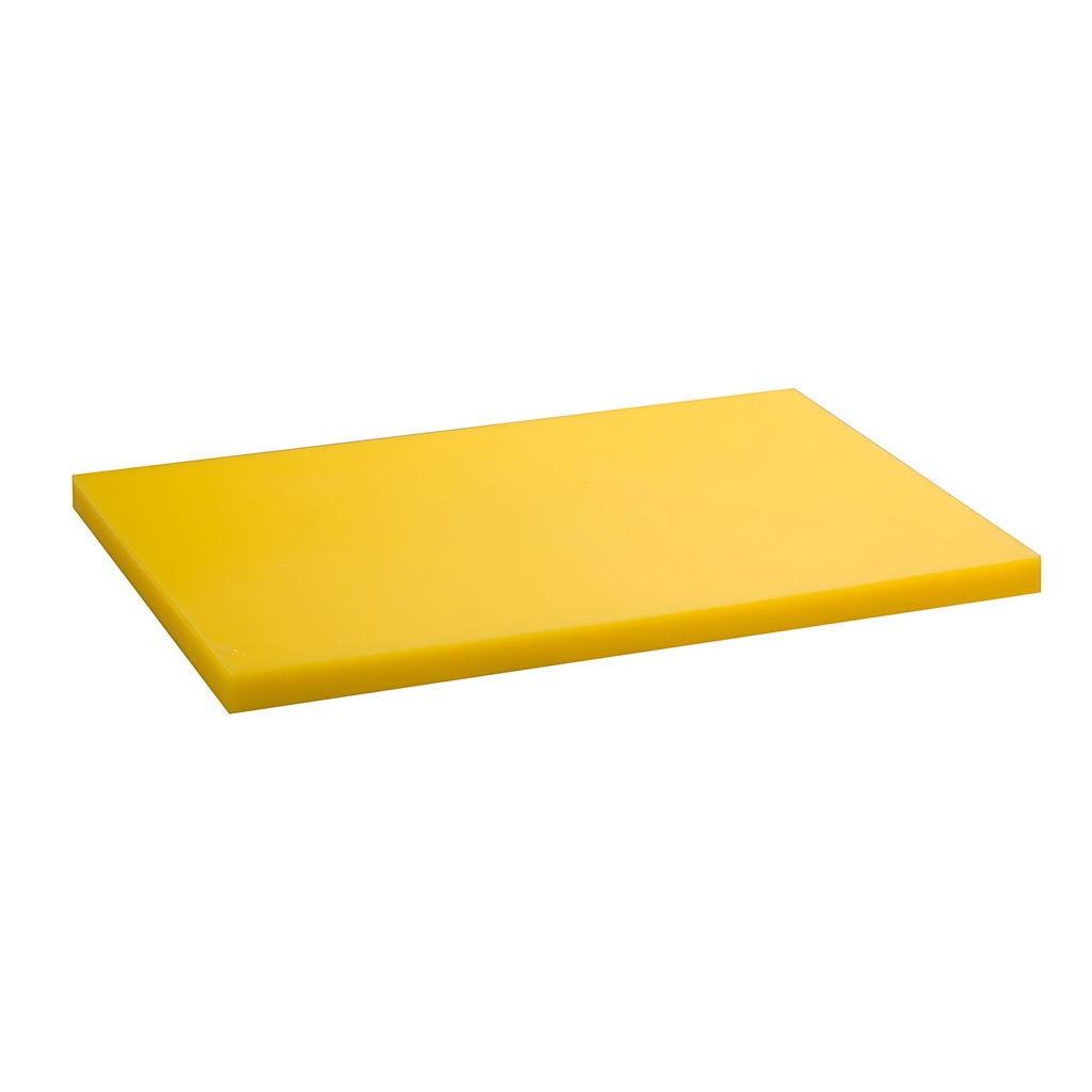 Cutting Board - Polyethylene - Yellow / 400mmx600mmx20mm