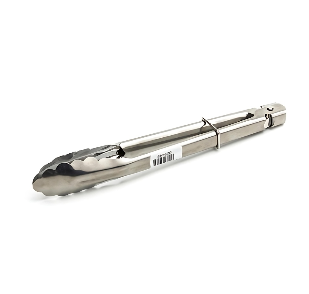 Tongs - S/S - Heavy Duty - Clip Lock - 255mm - 10"